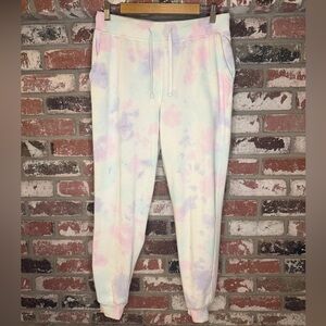 Reflex Womens Pastel Tie-Dye Sweatpant Joggers